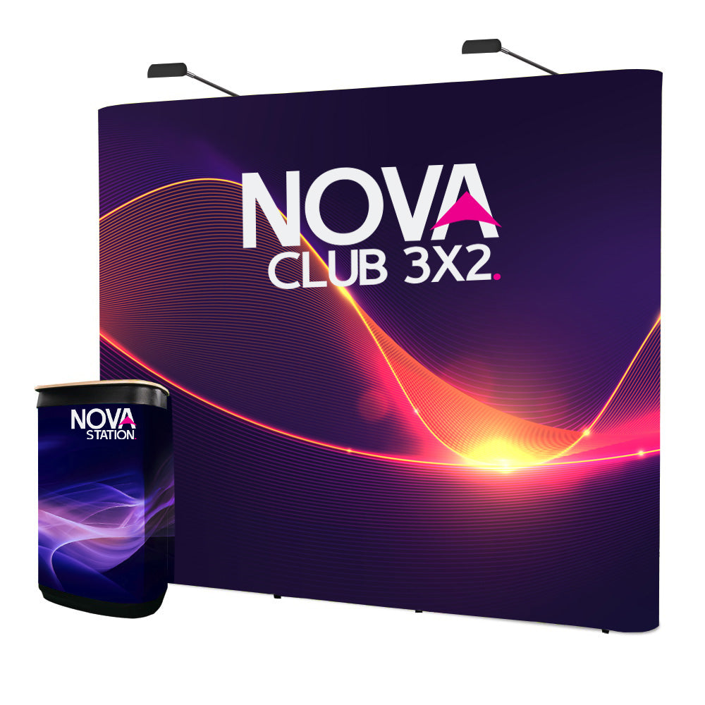 NOVA Club 3x2 Pop-up Straight Bundle – Magic Displays