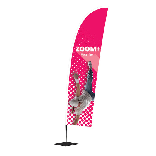 Zoom+ Feather Flag