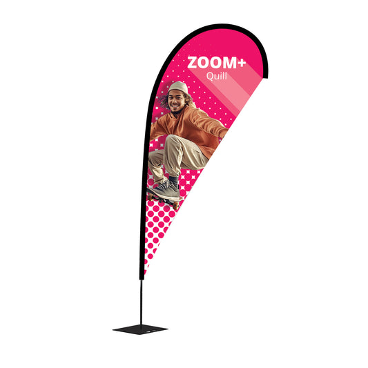 Zoom+ Quill Flag