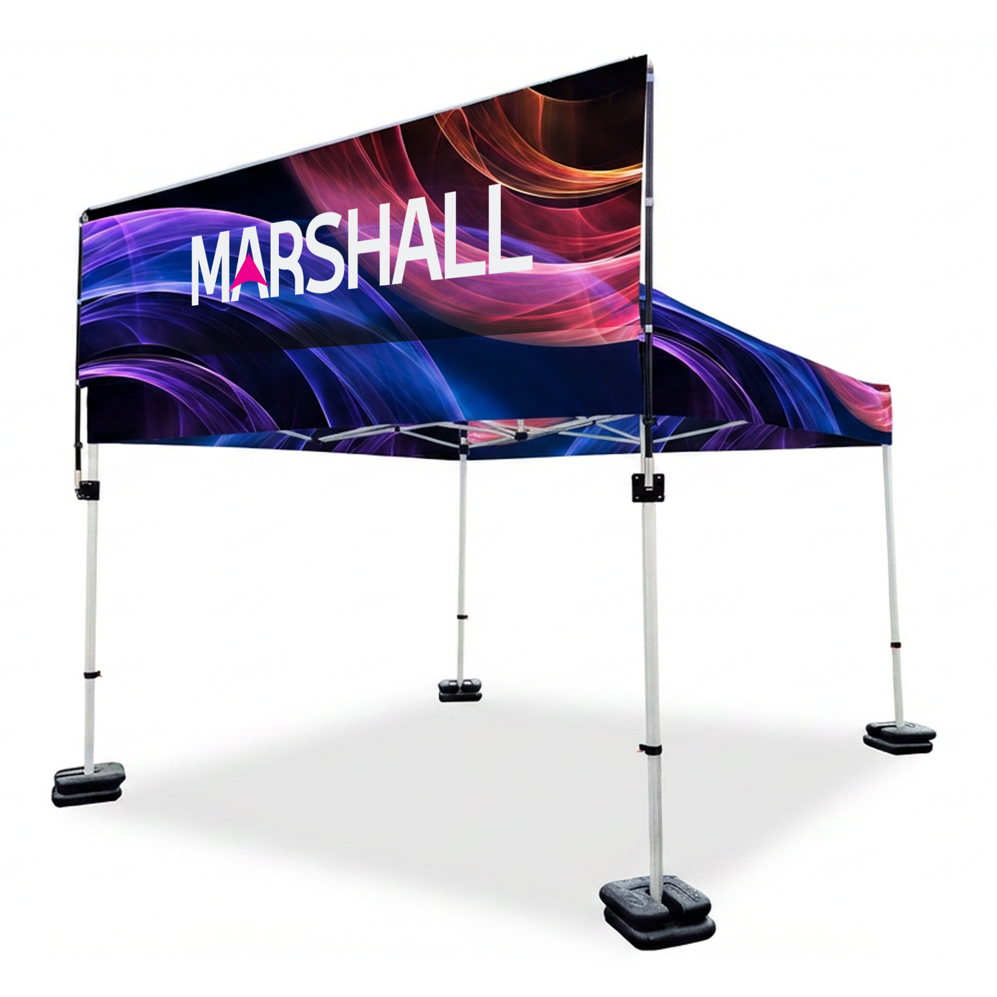 Zoom Tent 3x3 Horizontal Sky Banner